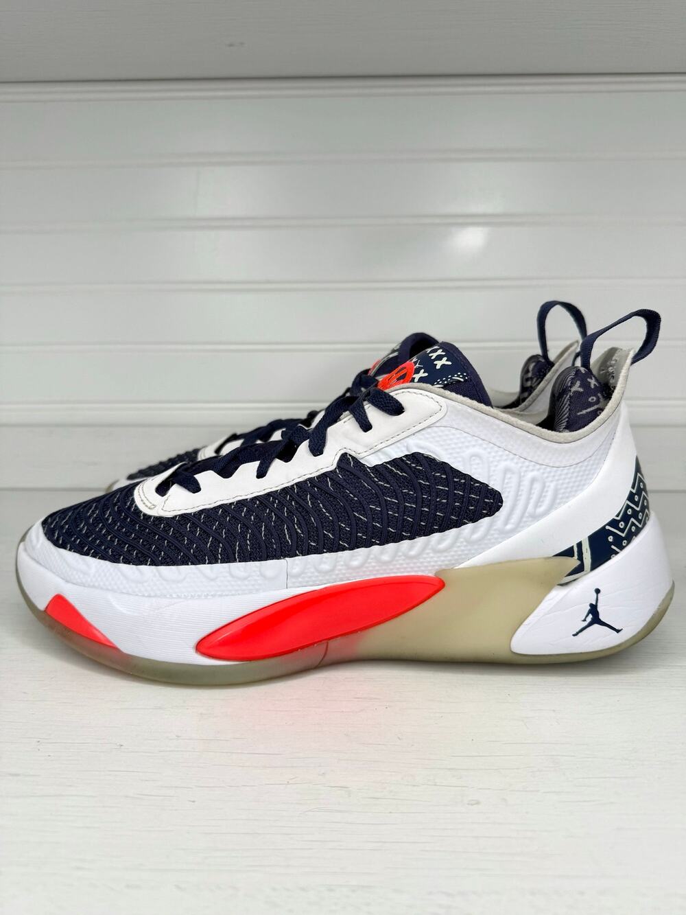 Jordan Luka 1 Quai 54 Men’s Size 10 White Navy Infrared FB1806-150
